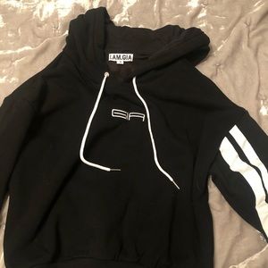 I.AM.GIA STRIKER HOODIE - BLACK